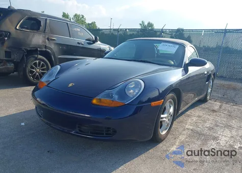 2001 Porsche Boxster из США, поврежденный, VIN WP0CA29801U622090